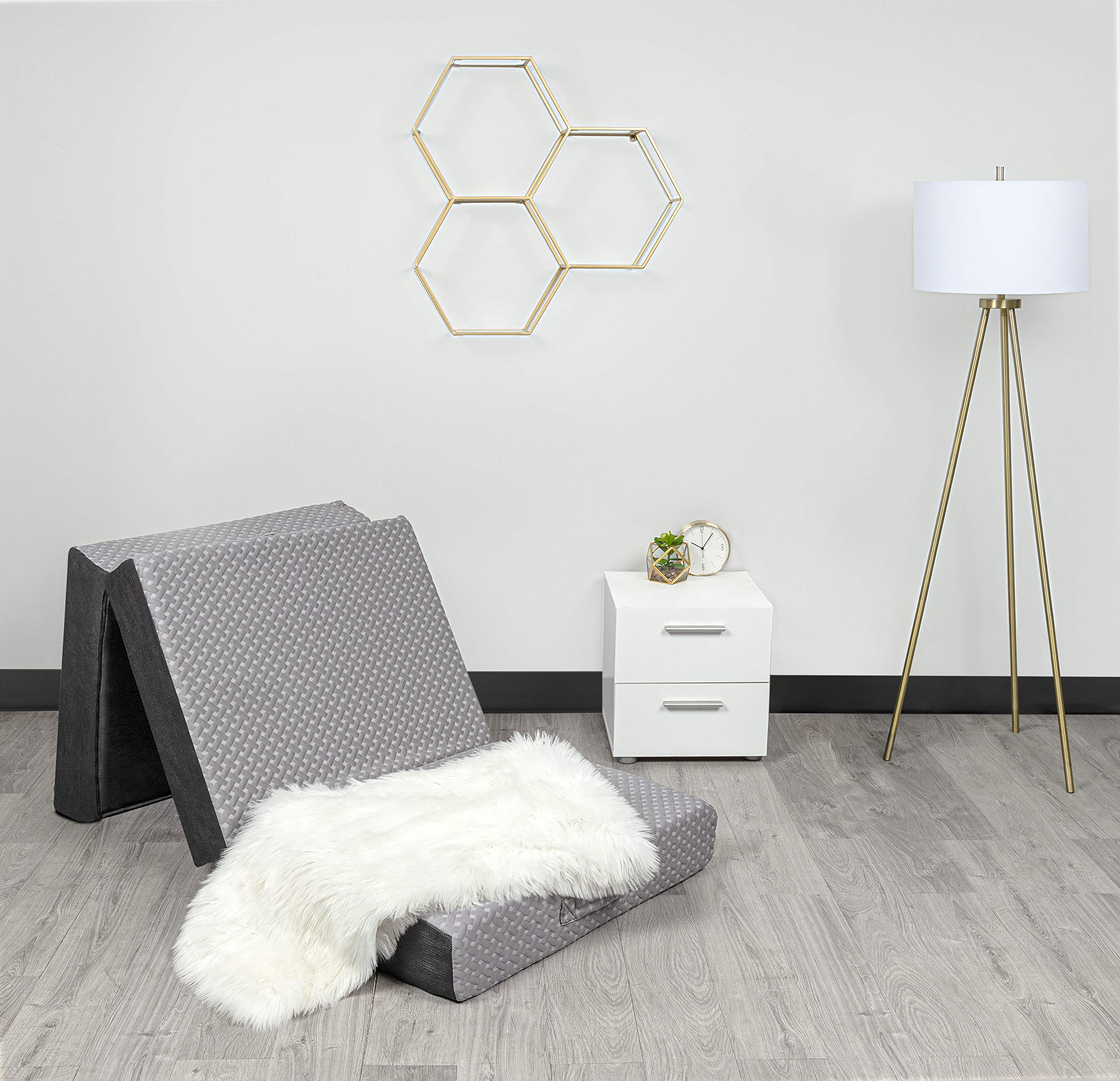 Milliard 6Inch Memory Foam Tri Folding Mattress with Ultra Soft