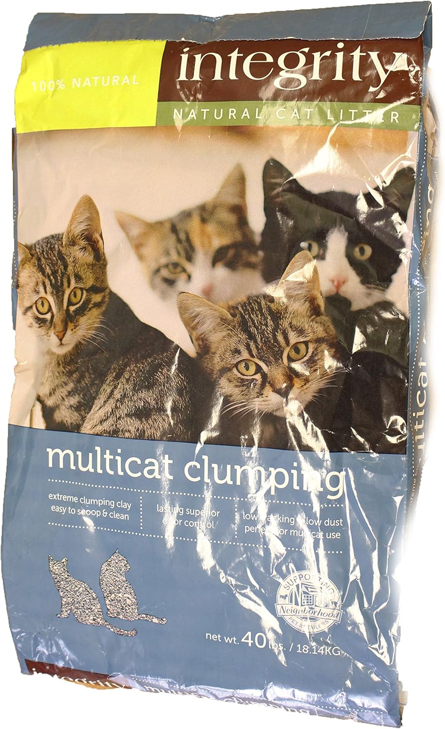 INTEGRITY Multicat Cat Litter, 40 lb Pet Supplies