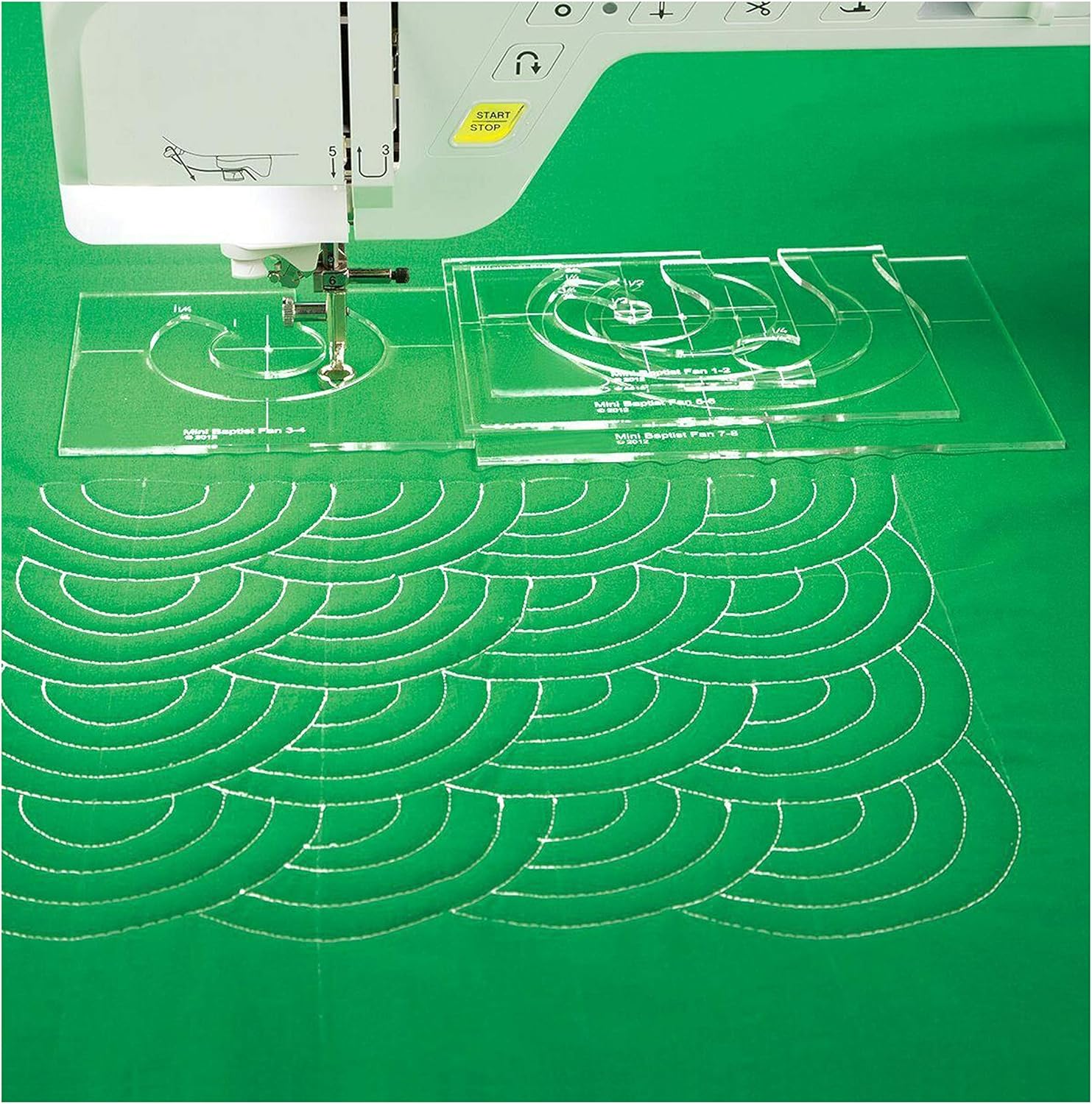 YICBOR Quilting Template Expansion Pack for Sewing Machine MBF04