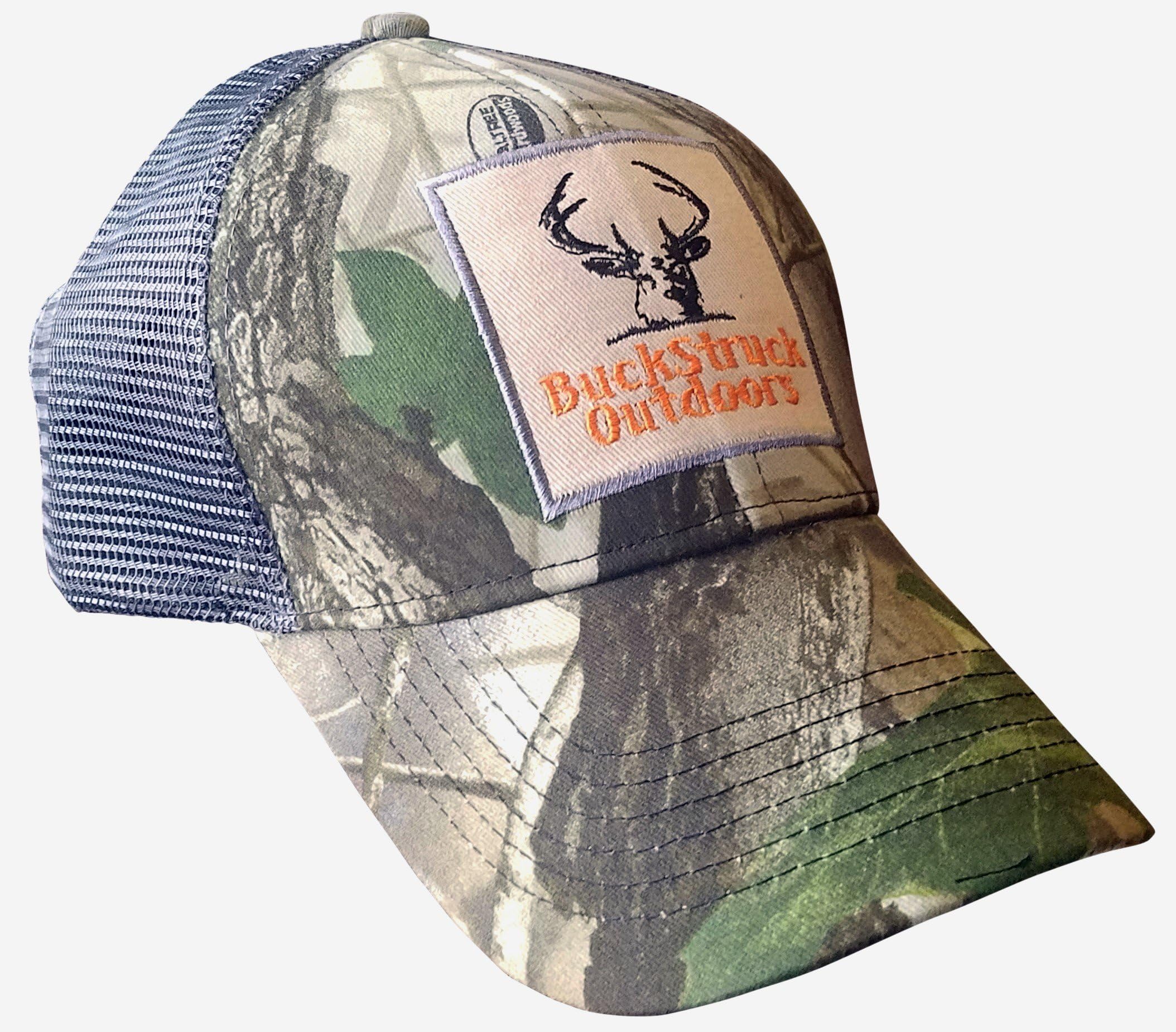 BuckStruck Camo Mesh Back Hunting Hat - Trucker Camo Hunting Cap