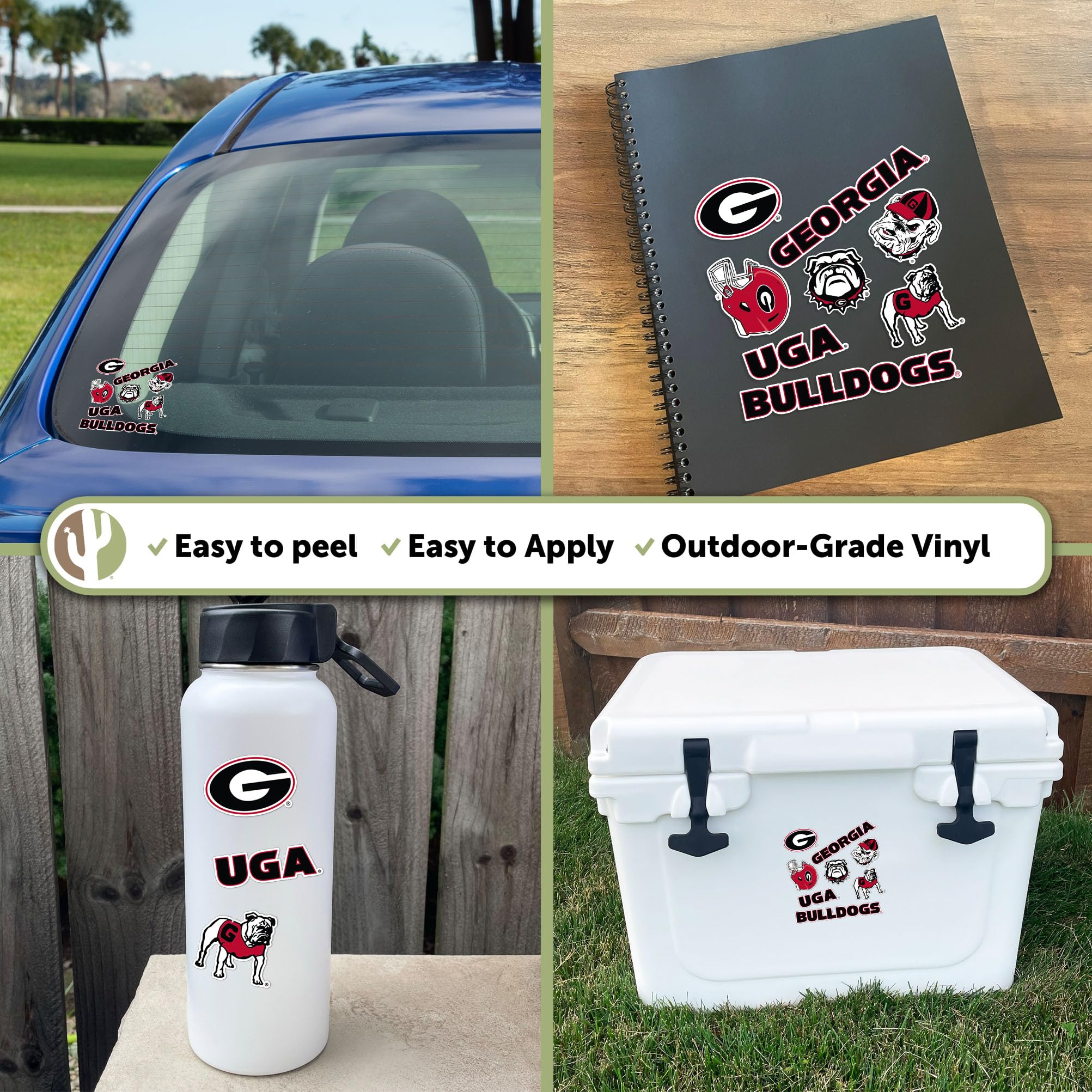 Cu Gs Sticker Snapklik.com : Desert Cactus University Of Georgia Sticker Bulldogs UGA ...