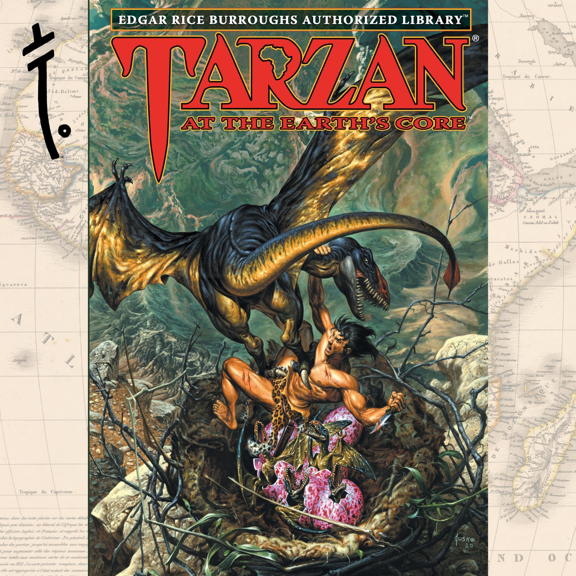 Cover art for Tarzan at the Earth's Core