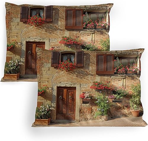 Miniatura 27 de Lunarable Funda de almohada de dibujos animados, corona blanca sobre fondo rosa, tiara gráfica de dibujos animados, estampado de letras de palabras