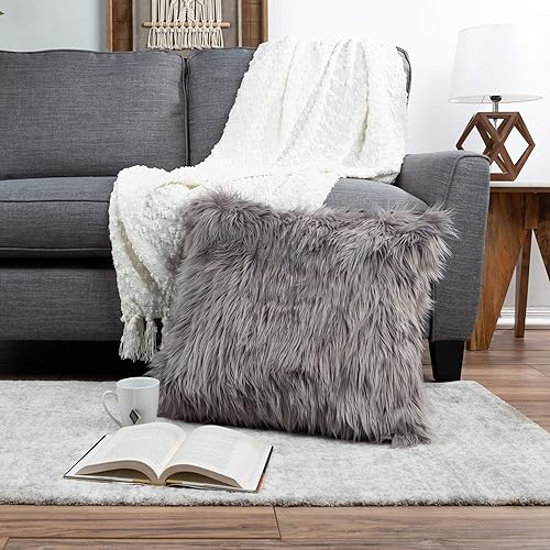 Miniatura 4 de Lavish Home Almohada 80-PFS-7, 22", gris