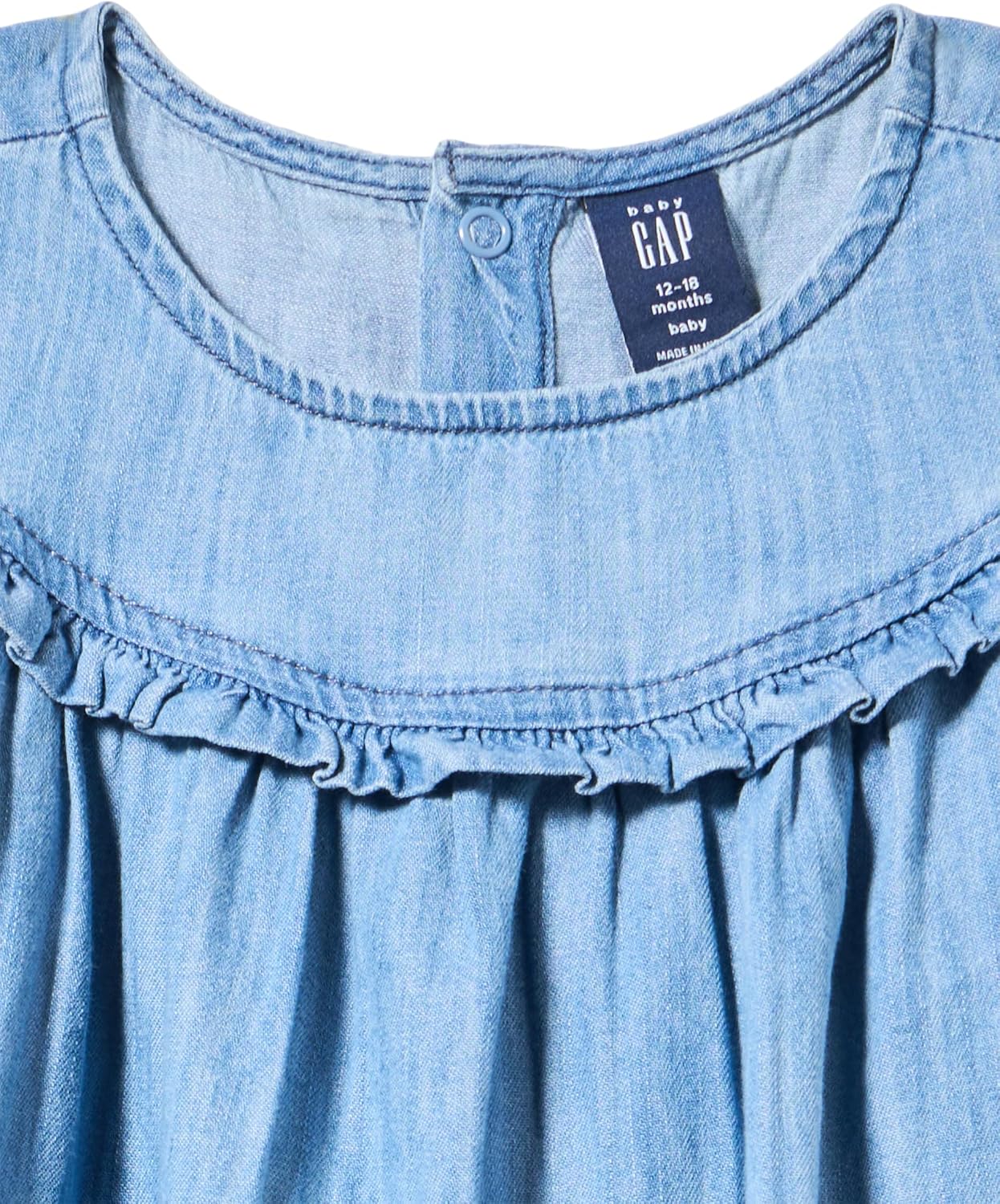 Gap Baby Girls' Short Sleeve Denim Dress