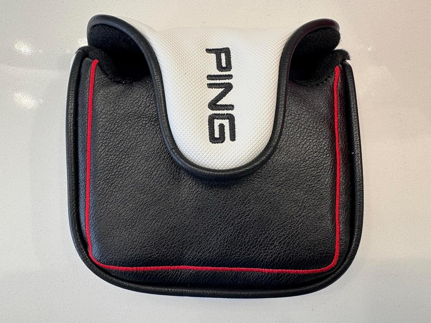 PING Harwood Square Mallet Leather Headcover