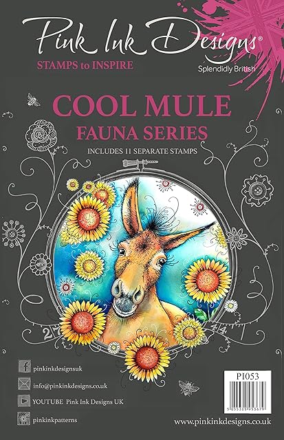 Pink Ink Designs Cool Mule-Clear Stamp, A5