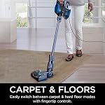Aspirateur stick cordé Shark Rocket ultra léger, se transforme en aspirateur à main, direction pivotante, performance continue, pour tous types de sols, moins de 9 lbs, bac à poussière facile à vider, bleu (HV300C)