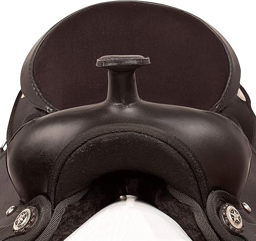 Miniatura 9 de Western Horse Saddle Set PAD Headstall REINS Pecho Collar TACK Peso ligero sintético Cordura