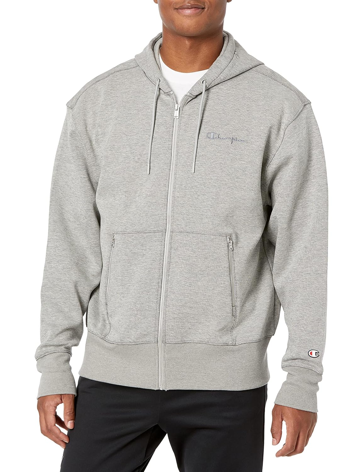Buy Champion Men's Full Zip-Up Sweatshirt with Hood, Tech Weave