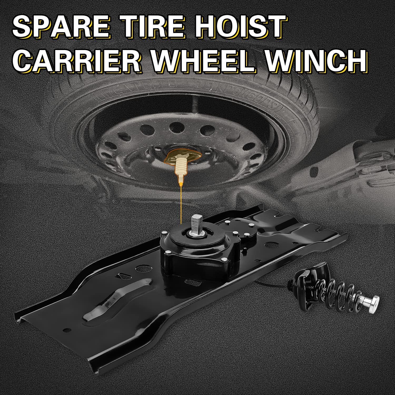 924-535 Spare Tire Hoist Winch Lifter Assembly Fit for Jeep Grand Cherokee 2005-2010 | Refernce Number 52089369AC, 52089369AD, 52089369AI