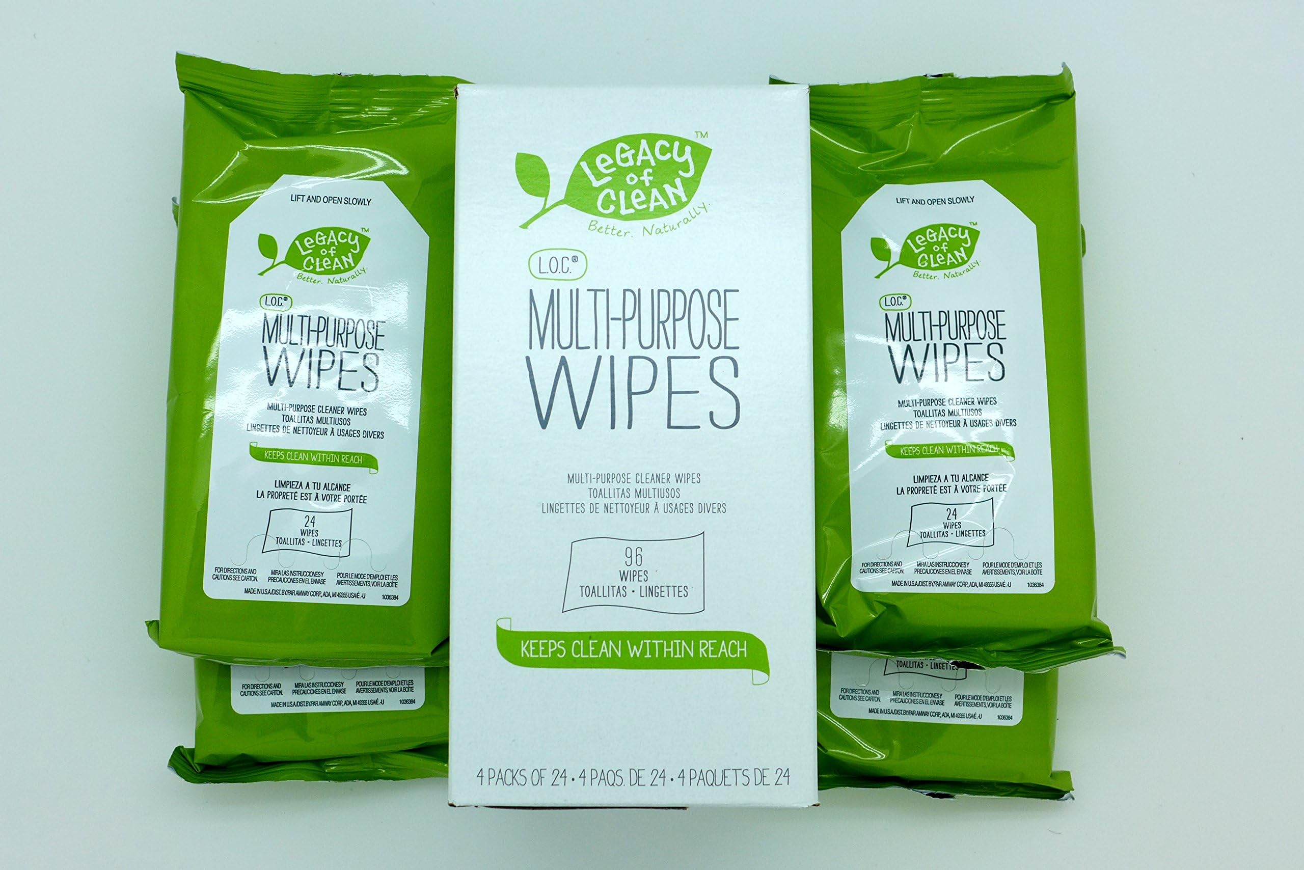 Legacy of Clean Multi-purpose Wipes (96 Wipes)