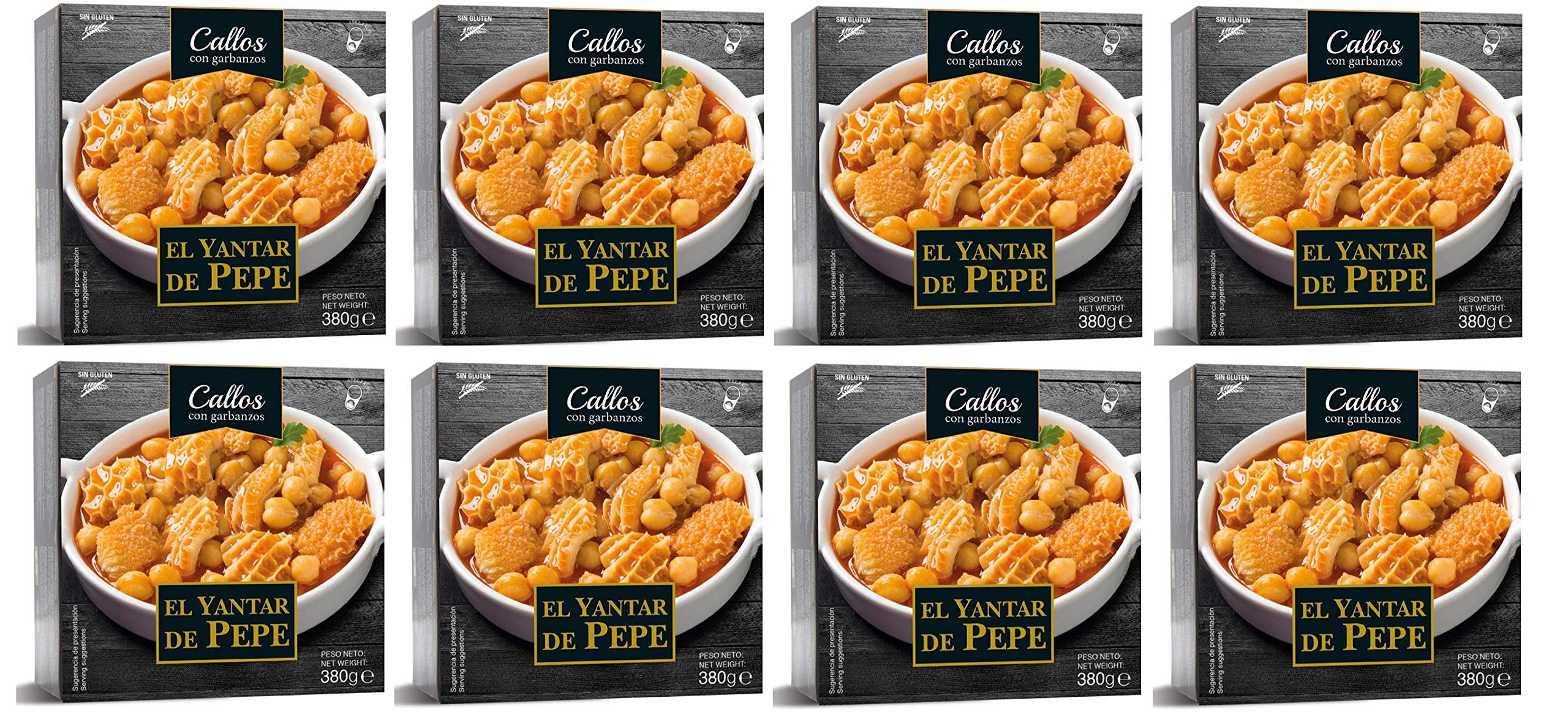 Callos con Garbanzos Yantar de Pepe 380 g. unidad [PACK 8 UNIDADES]