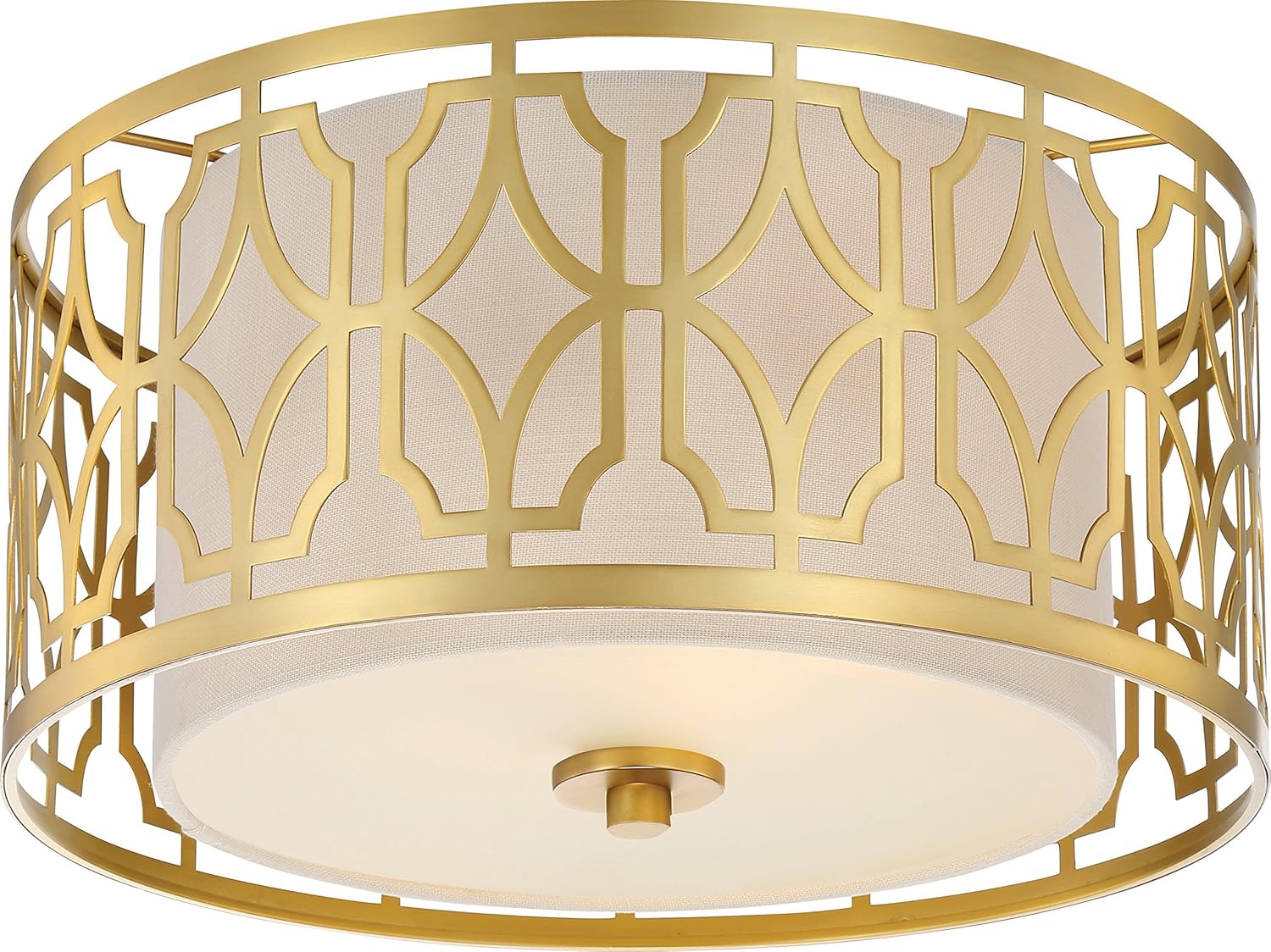 Nuvo Lighting 60/5942 Transitional Two Light Flush Mount from Filigree Collection in Pwt, Nckl, B/S, Slvr. Finish