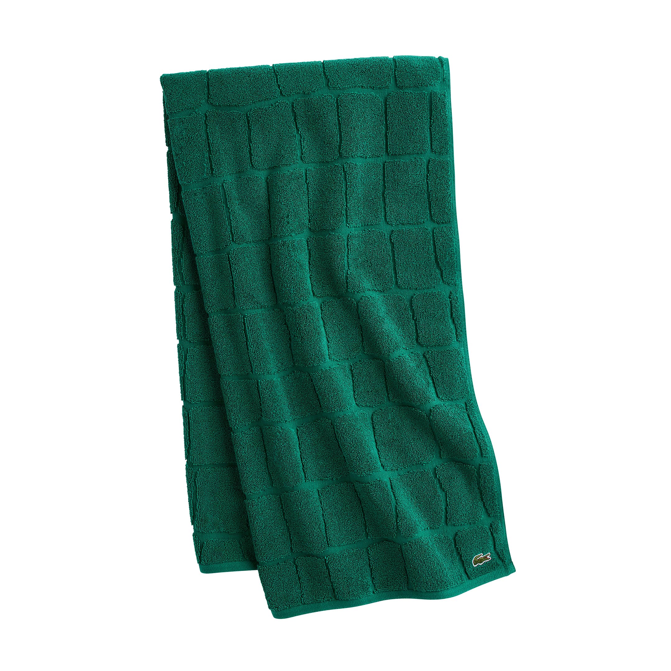 Lacoste Croc Scale 100 Cotton Towels Highly Absorbent Quick Drying Premium Super Soft Bath Towel Bathroom Essential Gift