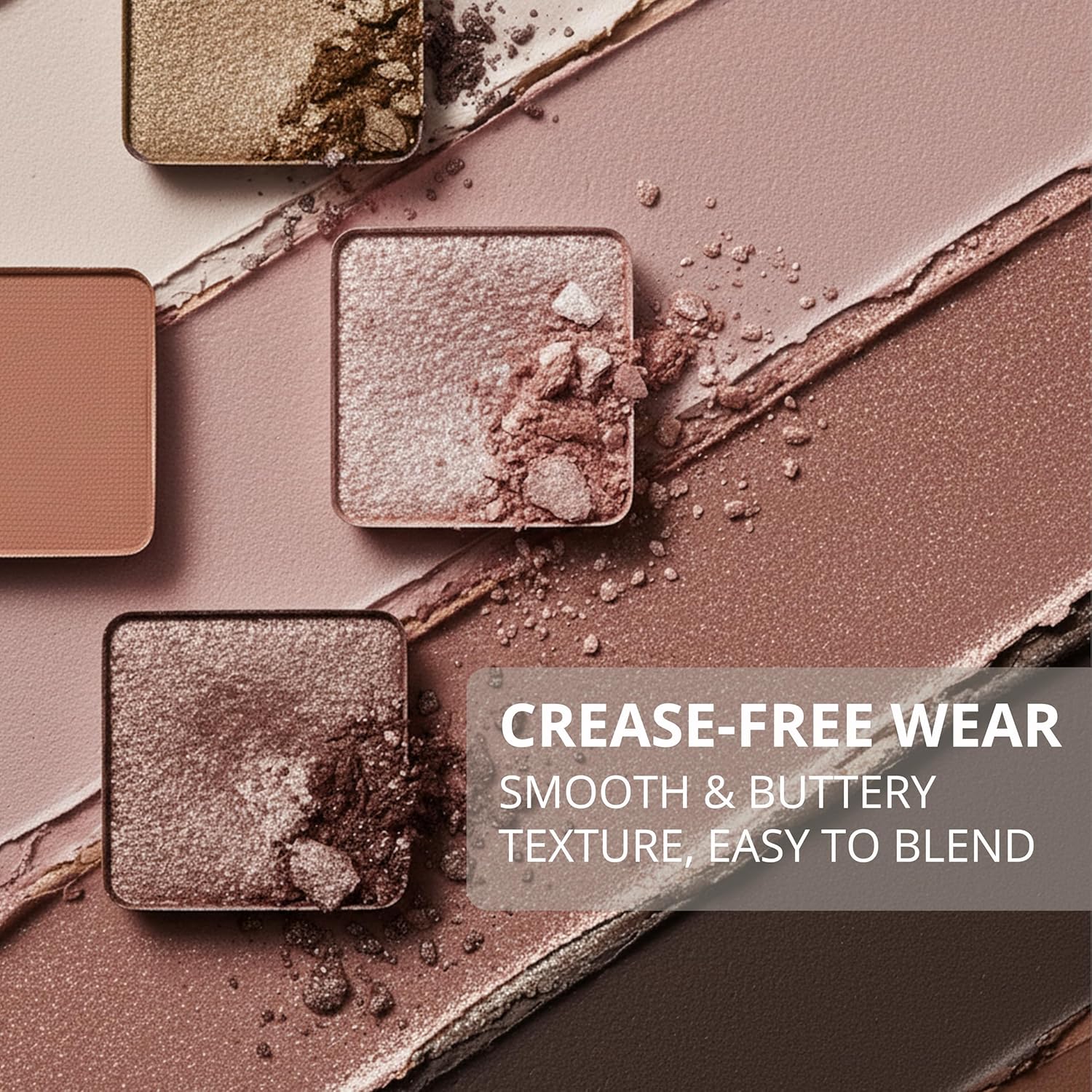 Lamora Attraction Eyeshadow Palette - 12 Soft Brown Shadows, Multi-Use Eye Makeup Palette with Matte & Shimmer Finishes, Ultra-Blendable Everyday Neutrals, Long-lasting Wear, Travel Makeup with Mirror - Image 2