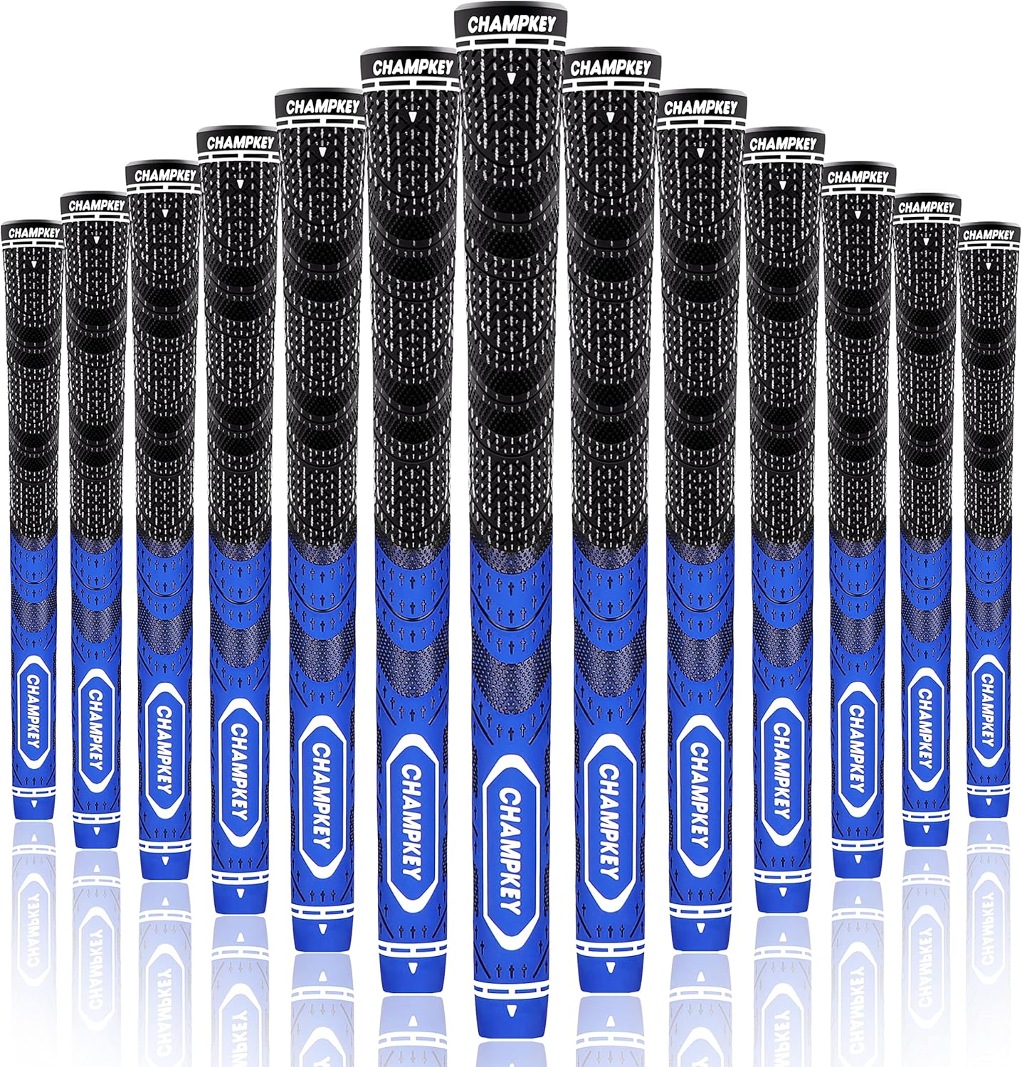 CHAMPKEY Hybrid Golf Grips – 13 Pack All-Weather