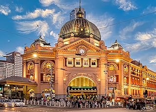 QPuzzles JDP Gallery Jigsaw Puzzle (Landscape), Flinders Street Station, 70 x 50 cm, 1000 Piece
