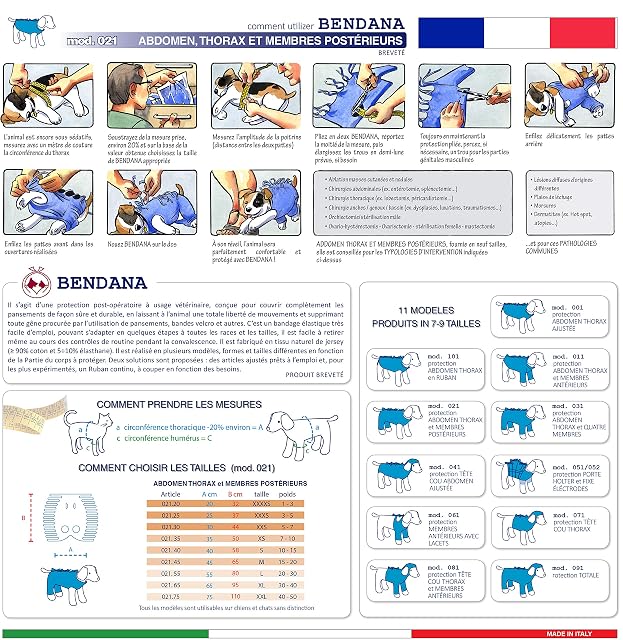 Foto 4 de 7 de Traje postoperatorio para Perros y Gatos, Protege heridas y Vendajes, Garantiza higiene, Limpieza y Libertad…