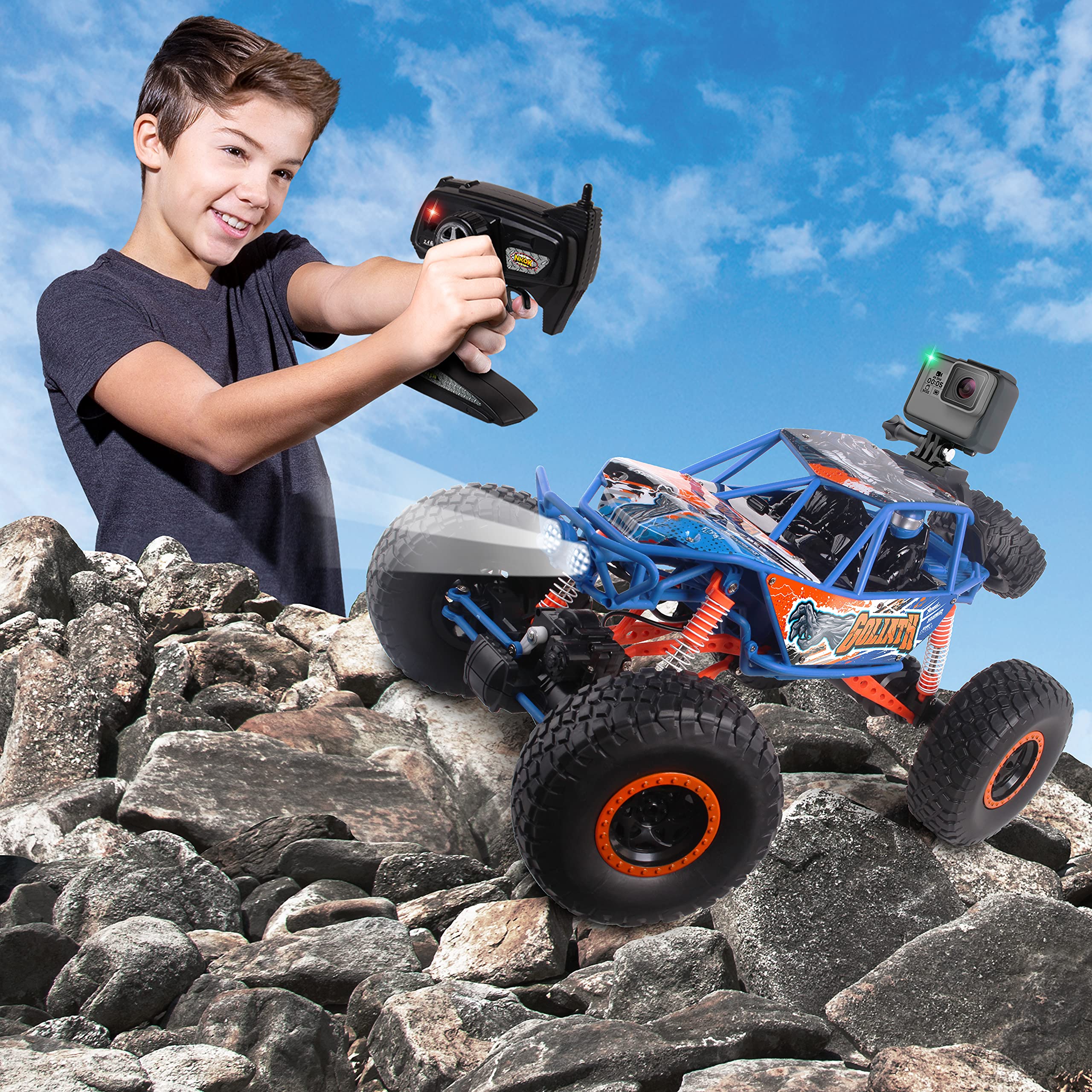 Amazon.com: NKOK Mean Machines 1:10 2.4GHz RC 4x4 Xtreme RC