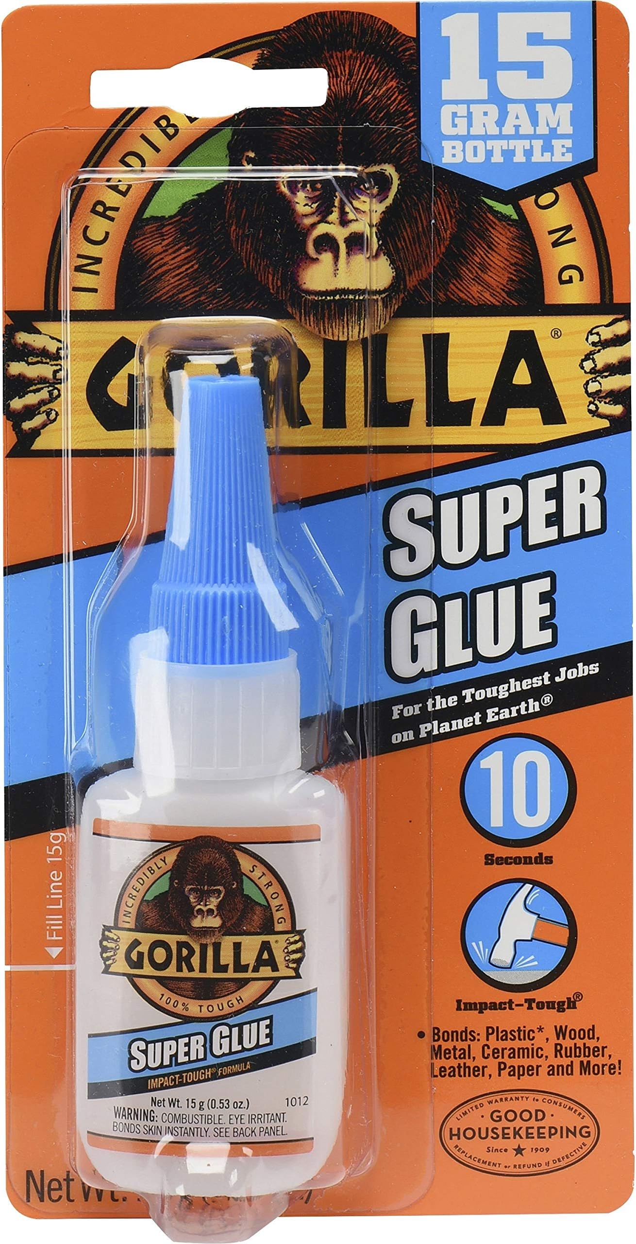 Super Glue 15 Gram, Clear