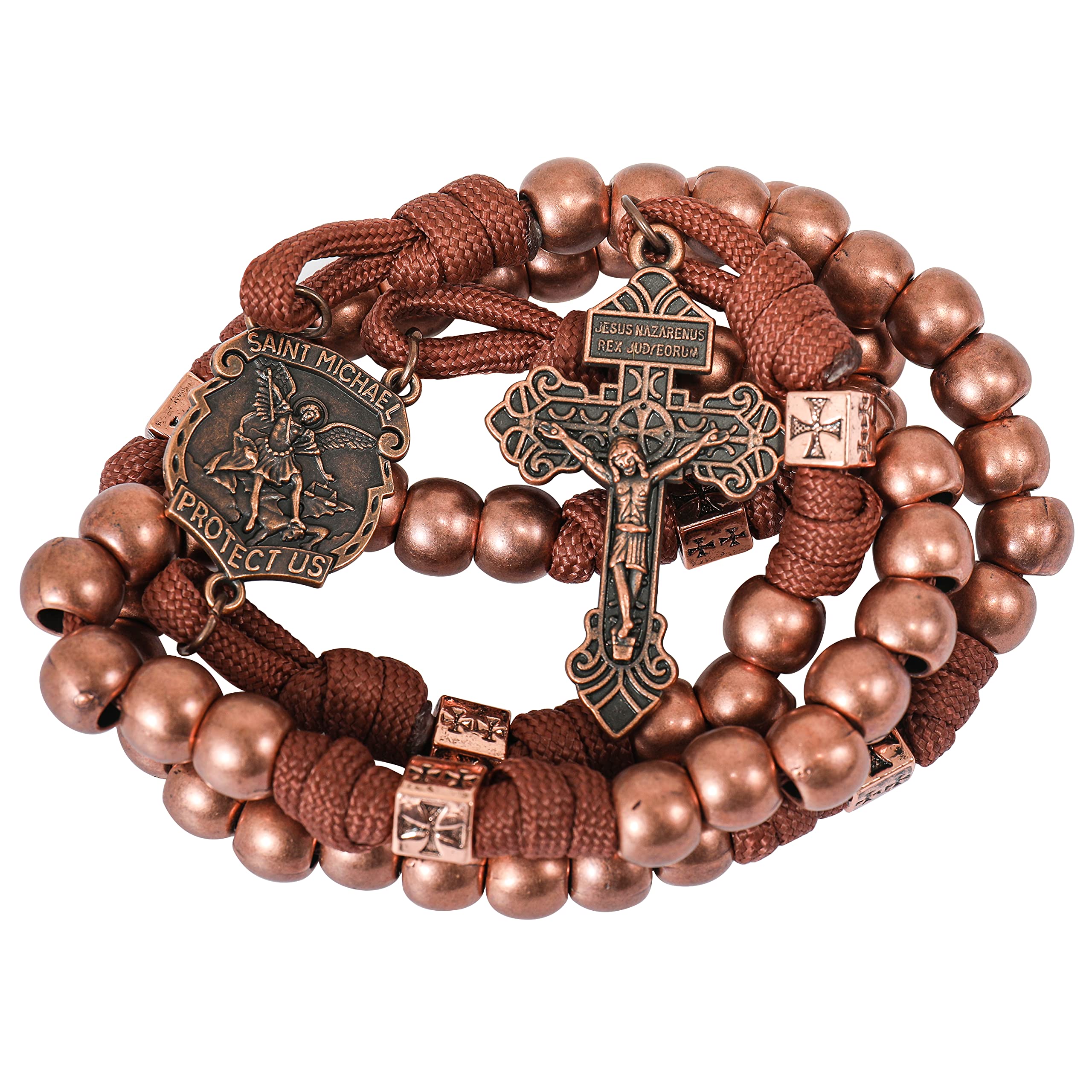 Chapelets en cuir pleine longueur en daim marron Barnstable, jamais