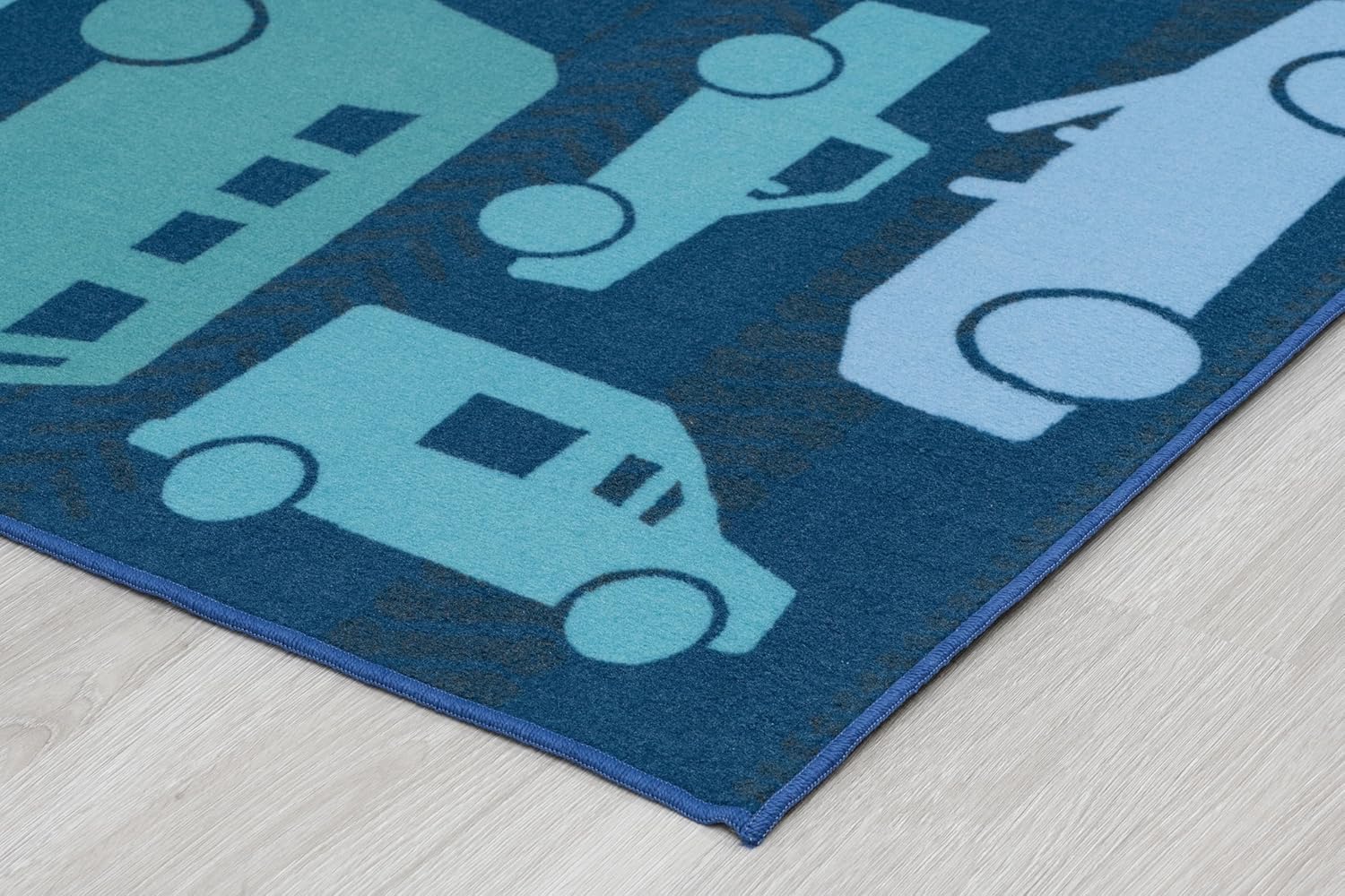 Carpets for Kids KID$Value Plus 73.37 All Autos Value Block Play Kids Playroom Rug 6ft x 9ft Rectangle Blue