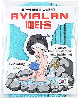 Guante exfoliante lufa coreano para el cuidad...