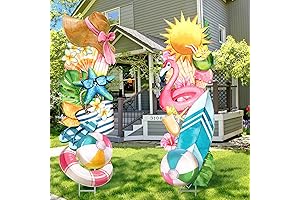 2 Pcs Summer Yard Signs Set