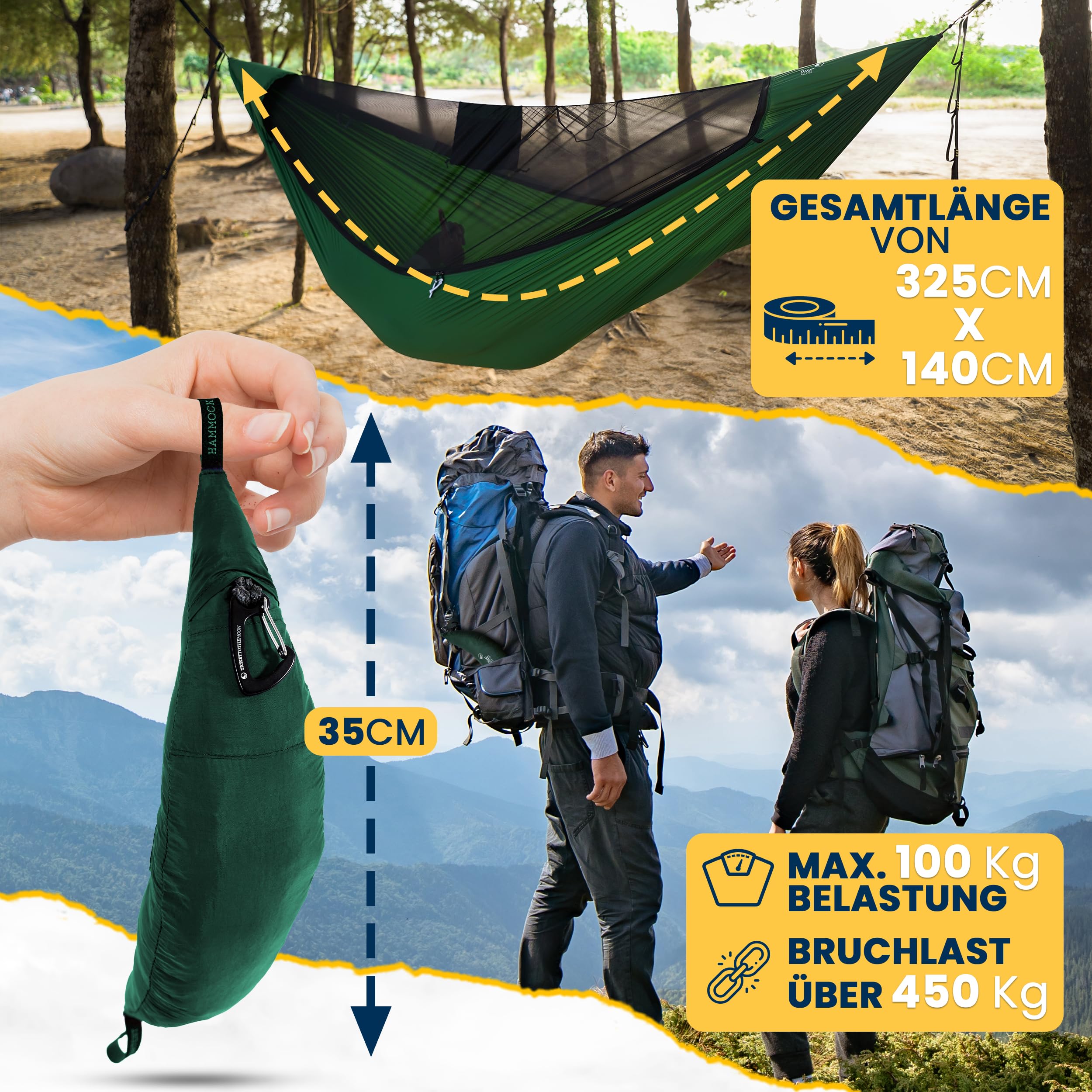 Amaca Amazonas Moskito Traveller Quilted XXL - Trapuntata Con Protezione Termica - 305x160cm - Fino A 200kg