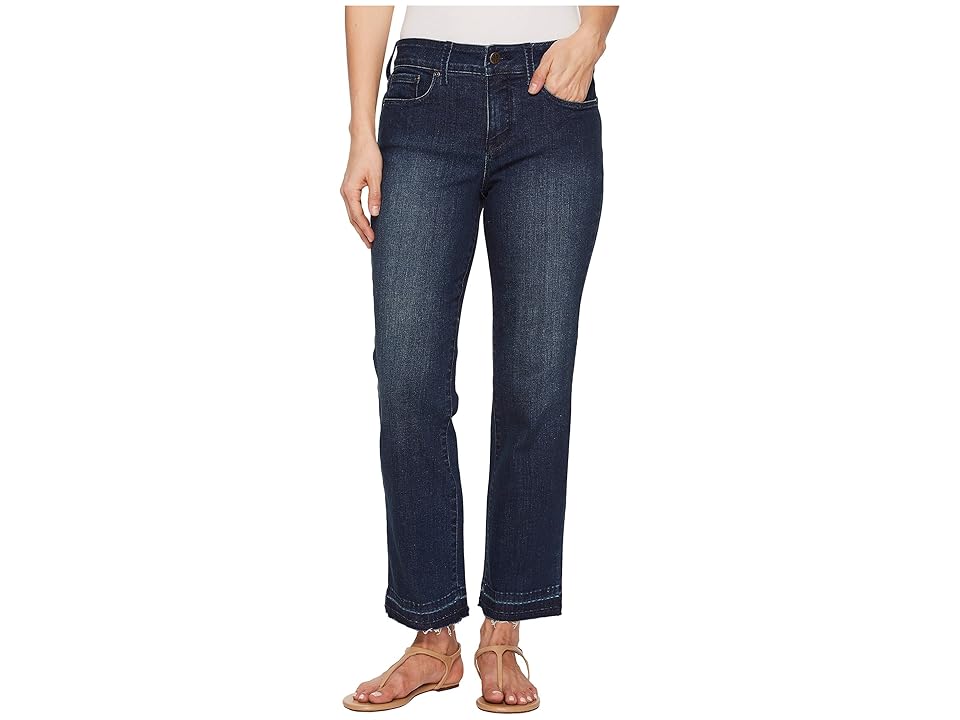 

NYDJ Marilyn Ankle w/ Back Pocket Embroiderey in Clean Bezel (Clean Bezel) Women's Jeans, Blue