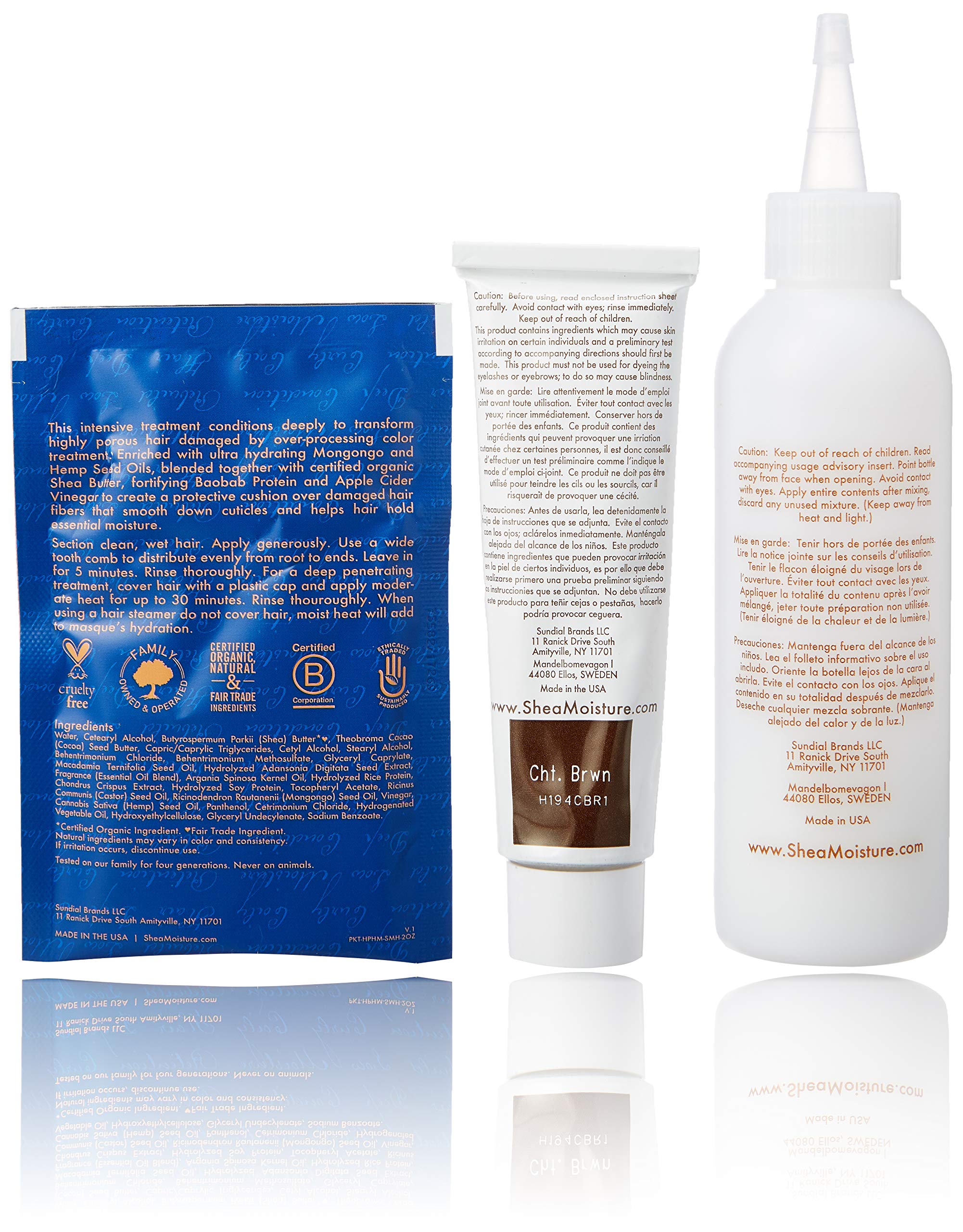 Shea Moisture Hair Color Kit Medium Chestnut