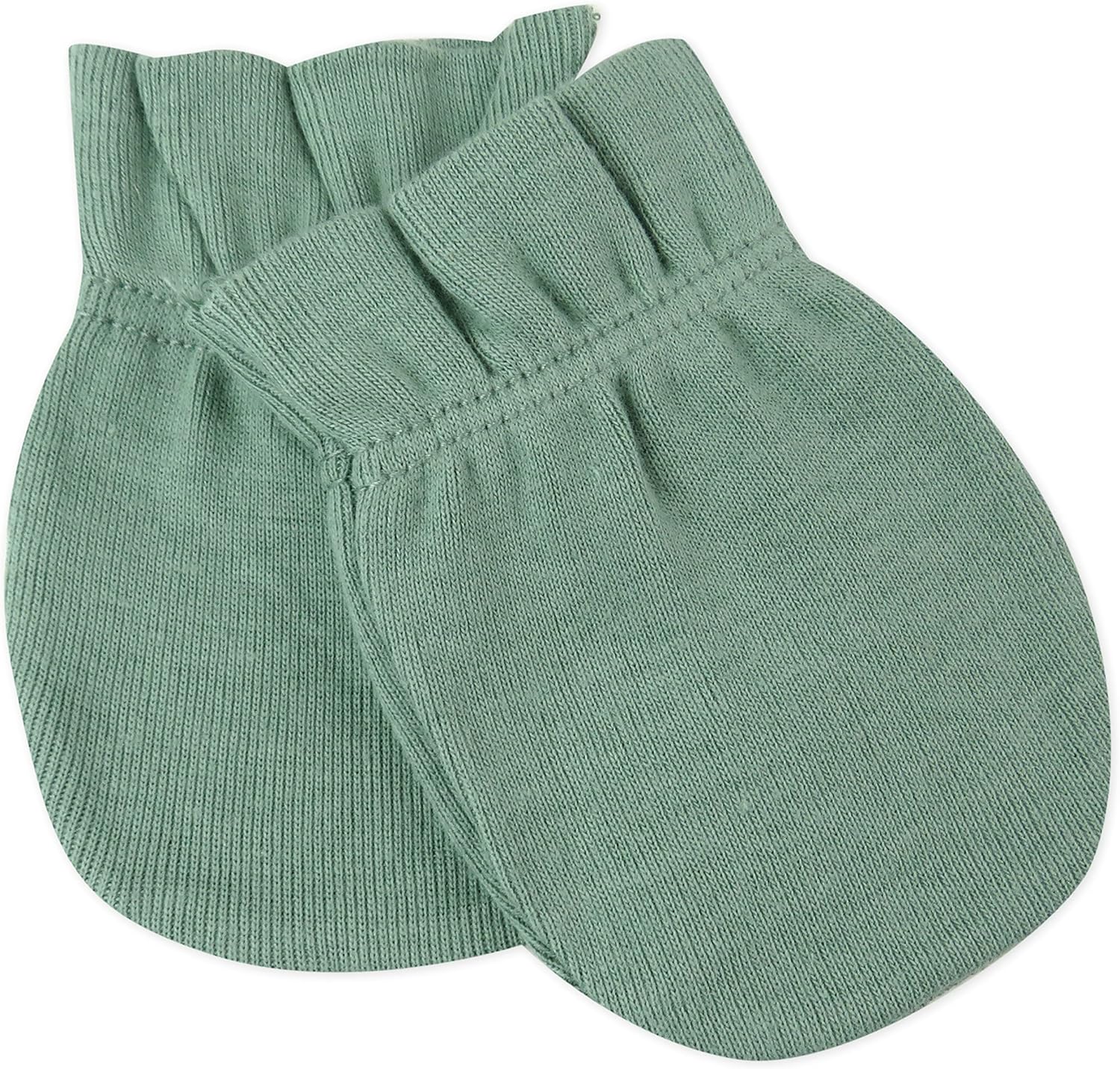 HonestBaby Baby 100% Organic Cotton Multipack Cap Hats and No Scratch Mitts - Image 2