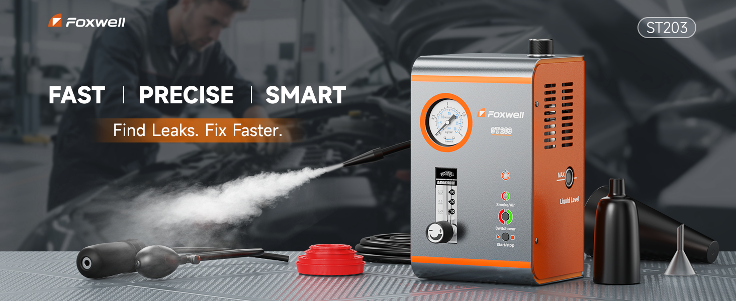 Amazon.com: FOXWELL ST203 Smoke Machine Automotive Leak Detector