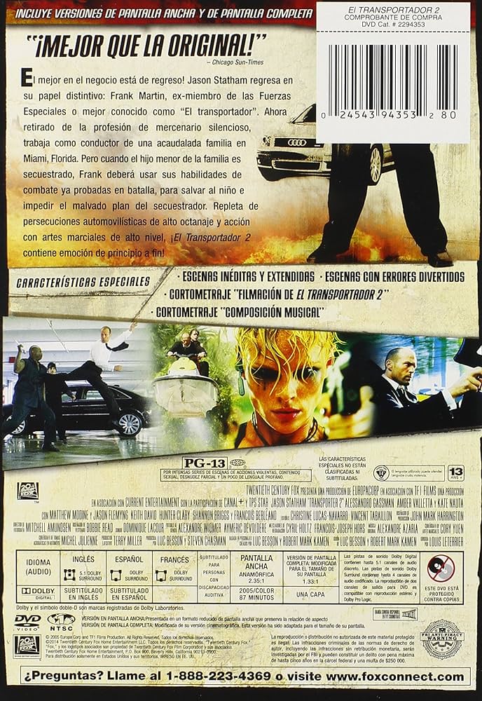 その他 Mi-5: Volume 2 [DVD] [Import] Amazon.co.jp: TRANSPORTER 2 (SPANISH) : DVD