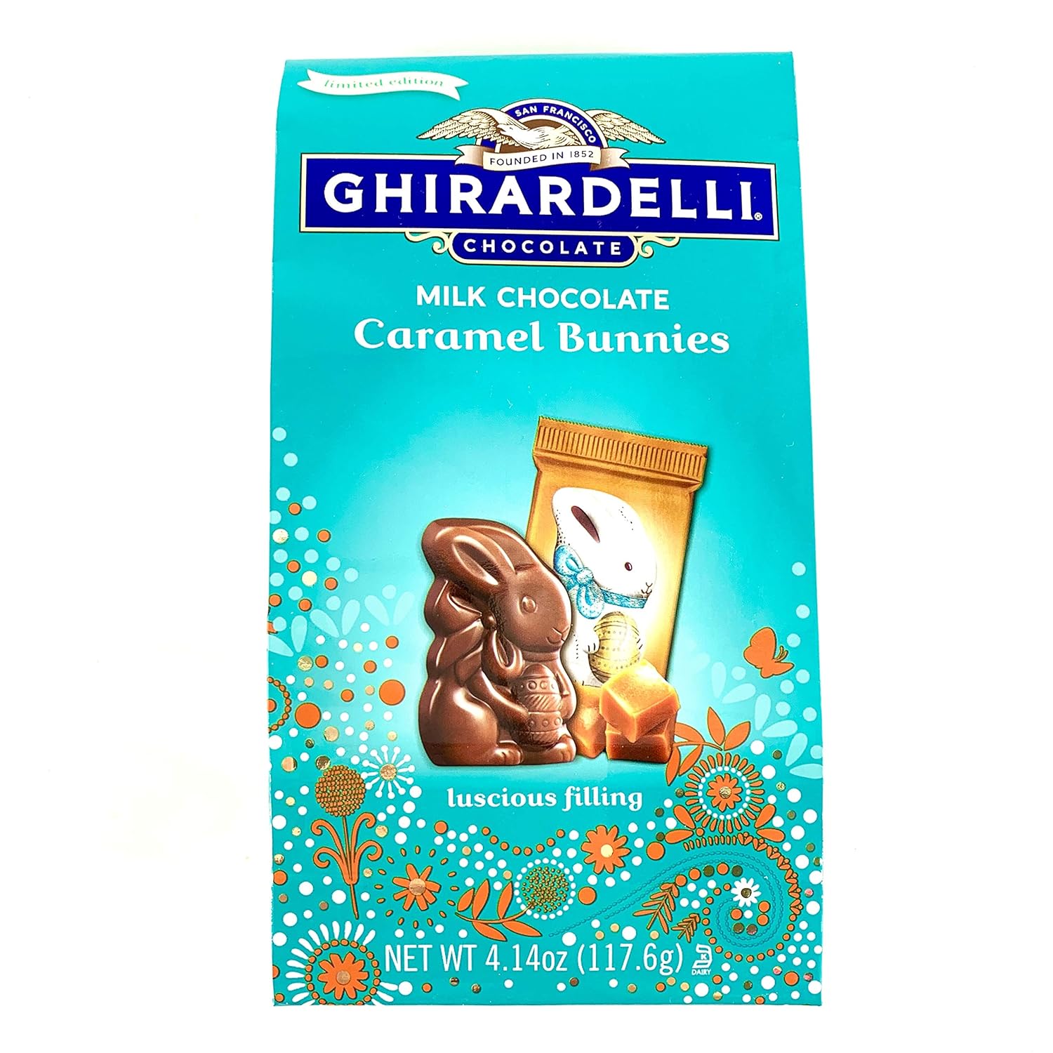 Bundle Pack of Ghirardelli Milk Chocolate Caramel Bunnies