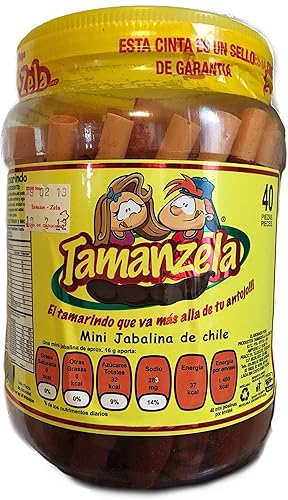 tamanzela tarugos Tamarindo Tamarindo Candy Sticks 40pcs 640g Mexican Candy última intervensión con chocolate Kinder Bar incluidos