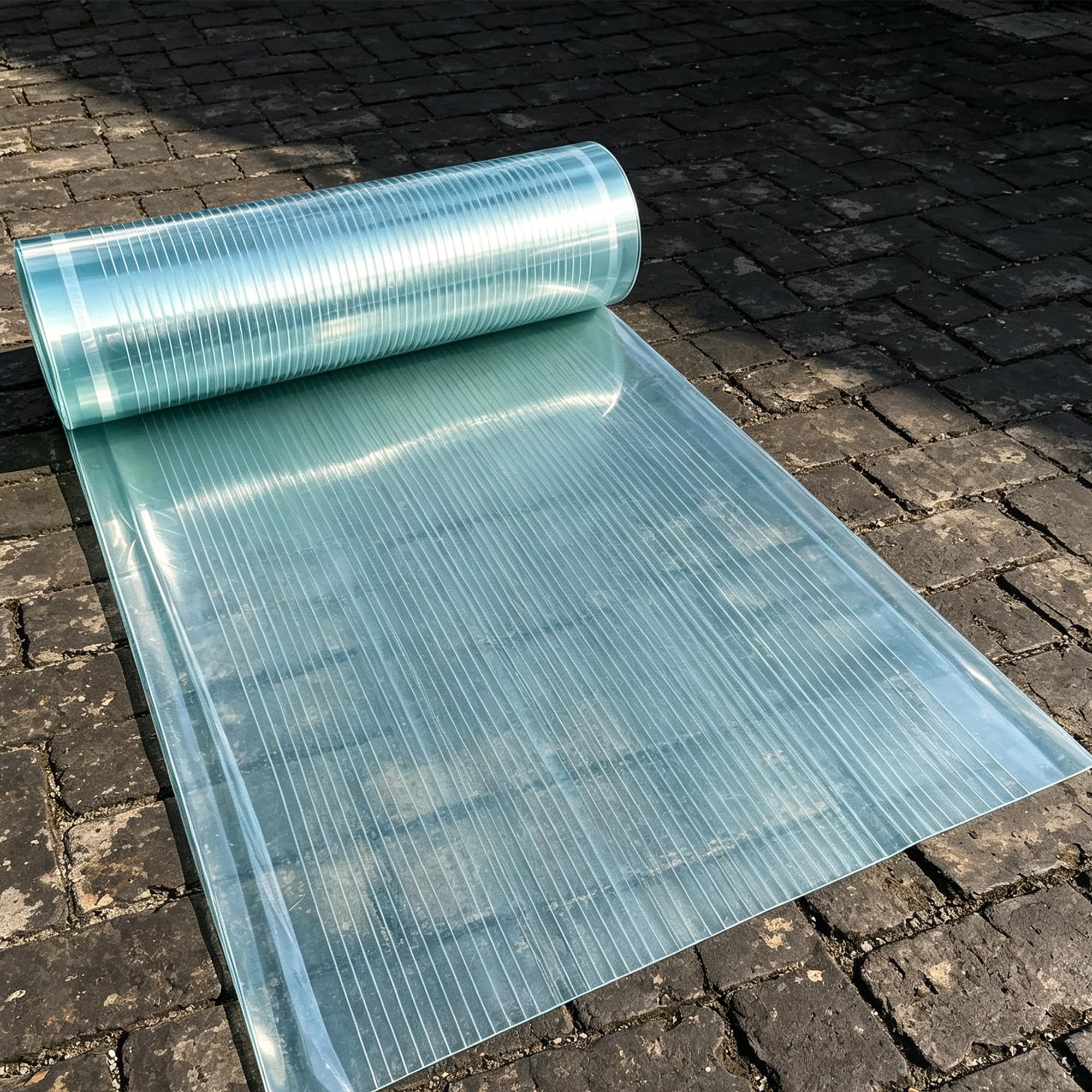Panele Szklarniowe Z Poliwęglanu 100 x 1000 cm Przezroczysta Płytą Oświetlenia Dziennego Frp Łatwa Do Przycięcia Do Zadaszenia Zewnętrznego Ogrodu, Pera, Wiata, 1.2mm