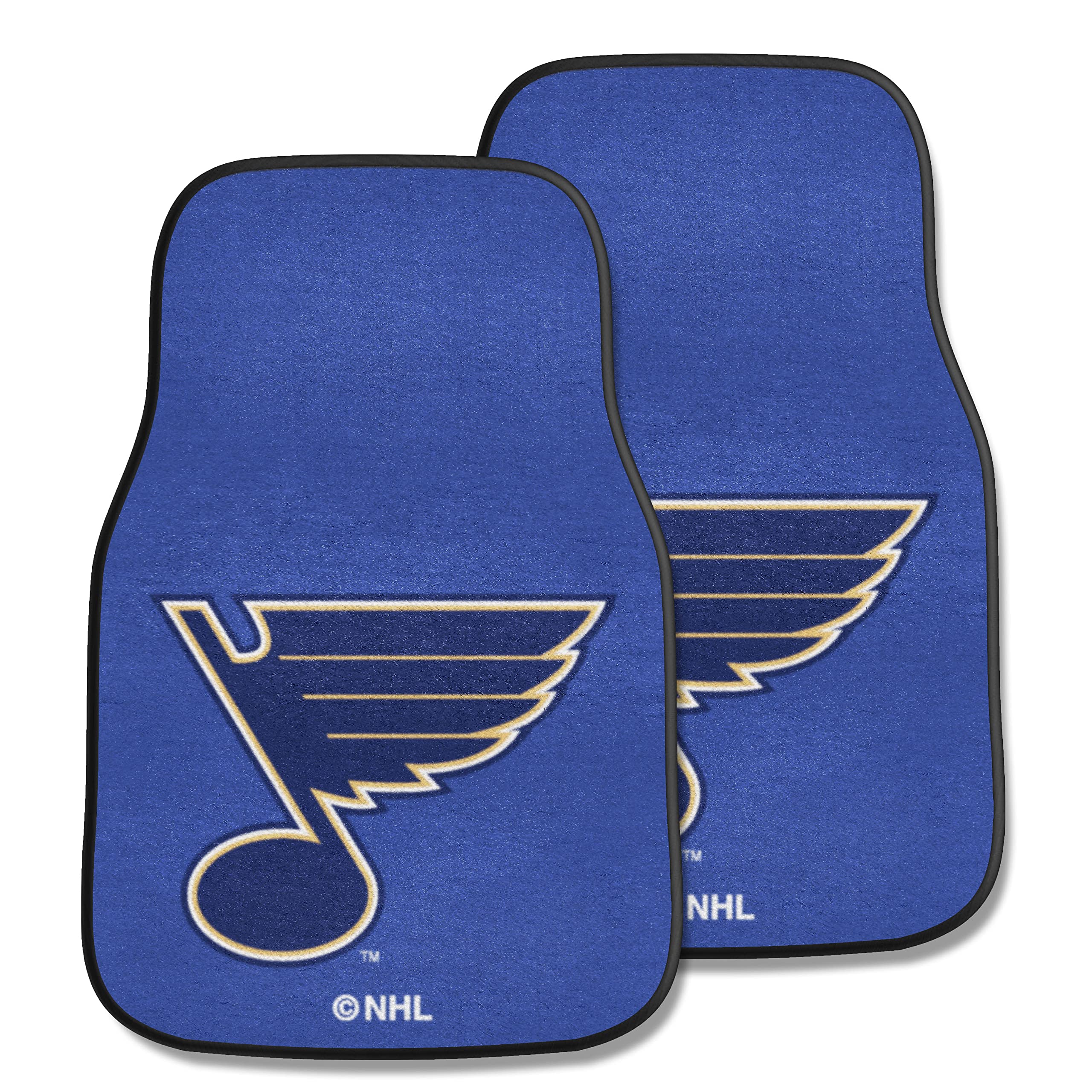FANMATSNHL "" 2-pc Carpet Car Mat Set