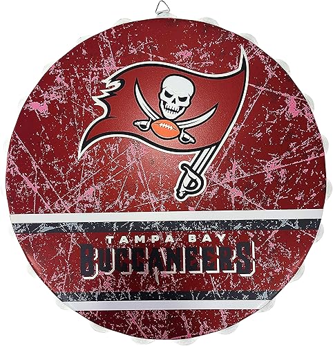 Vista 131 de Cartel de pared de Los Angeles Rams de 13 pulgadas con tapa de botella envejecida, edición limitada, de FOCO Rams, representa a la NFL y muestra tu