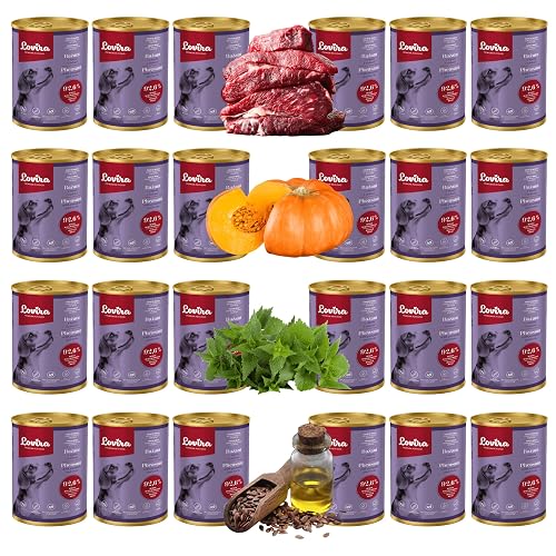 Lovira - Cibo umido per cani - con 92,6% di Carne, Senza cereali - fagiano