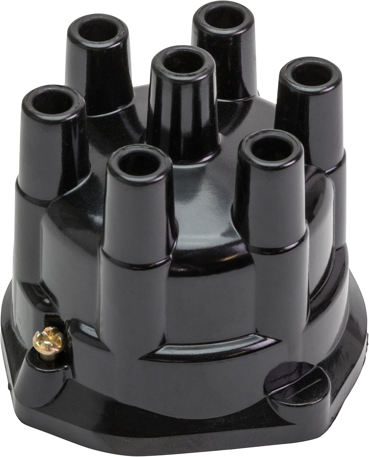 Quicksilver 33765T Distributor Cap for Marinized 6-Cylinder General Motors in-line Engines with Delco Conventional Ignition Systems