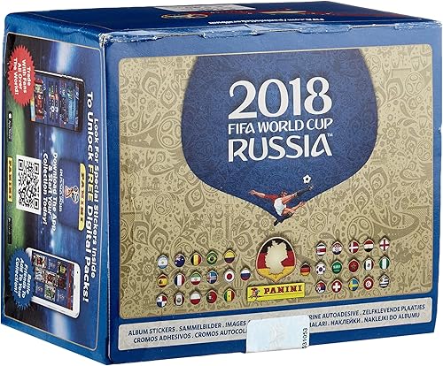 Panini Copa del Mundo Rusia 2018 Pegatina 1 Pantalla (100 bolsas) Edición Alemana