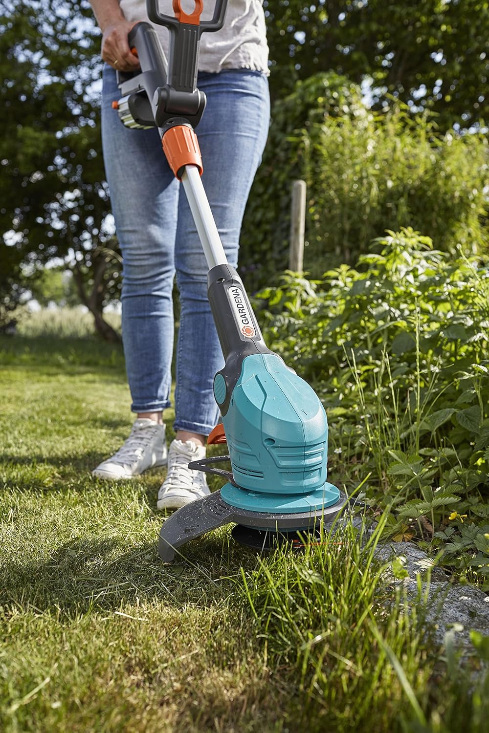 Gardena Li-18/23R Lithum Ion Cordless High Performance Trimmer, 18V