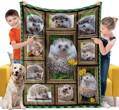 Vista 7 de Regalos de colibrí para mujeres y hombres, manta de forro polar con estampado de colibrí, mantas de franela suaves y acogedoras para sofá, cama