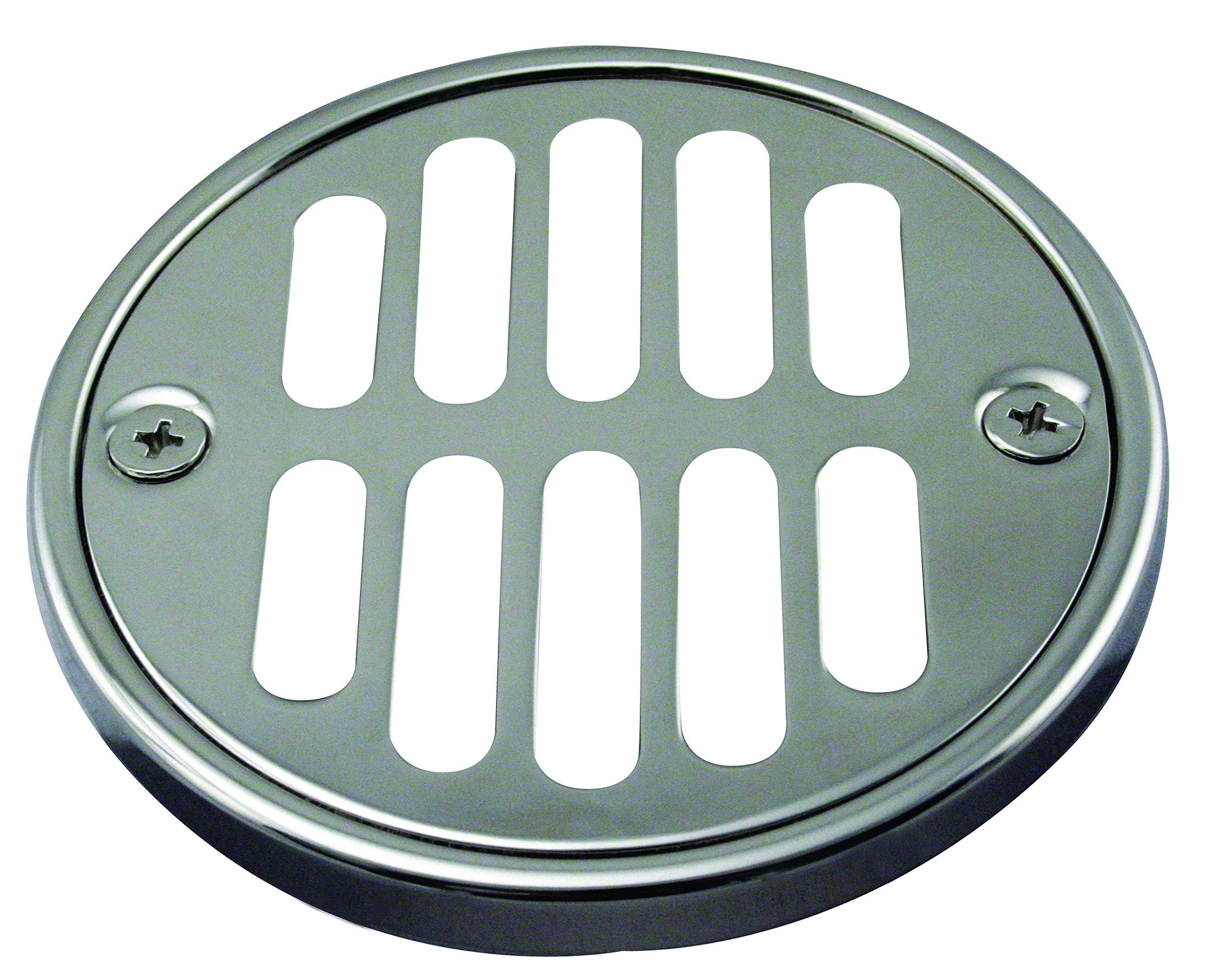 WestbrassShower Strainer Set with Screws, Grill and Crown, Polished Chrome, D312-26