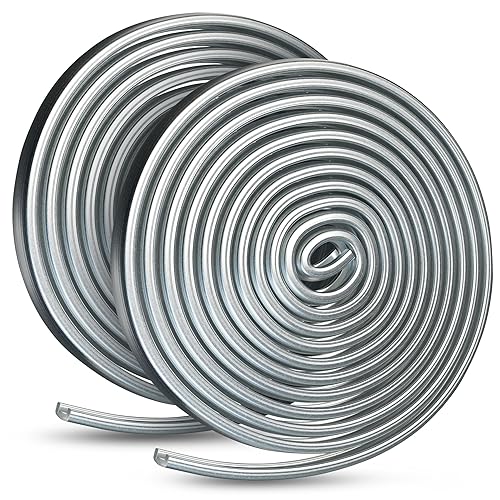 3/16" Round U Lead Came for Stained Glass | 2 6ft Hobby Came for Stained Glass | Strong & Malleable for Smooth Soldering | Ideal for Panels, Windows & Crafts | Lead roll for Hobbyists & Artists