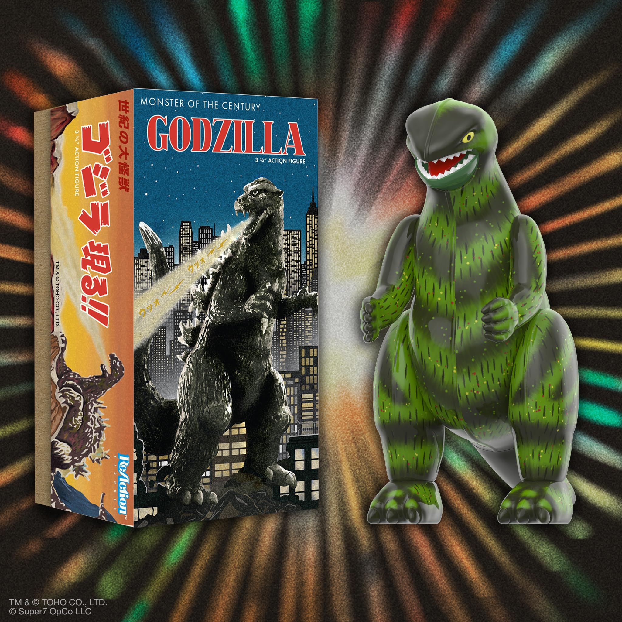 Amazon.com: Super7 Reaction Figure Toho Godzilla (Marusan Tin