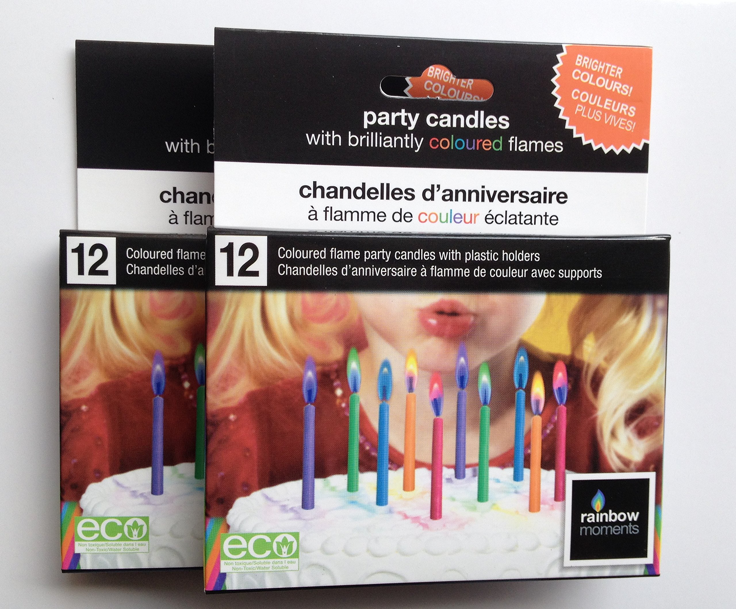 rainbowmomentsMulticolored Birthday Candles