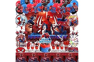 179 PCS Decoracion Fiesta Spider-Man Cumpleaños